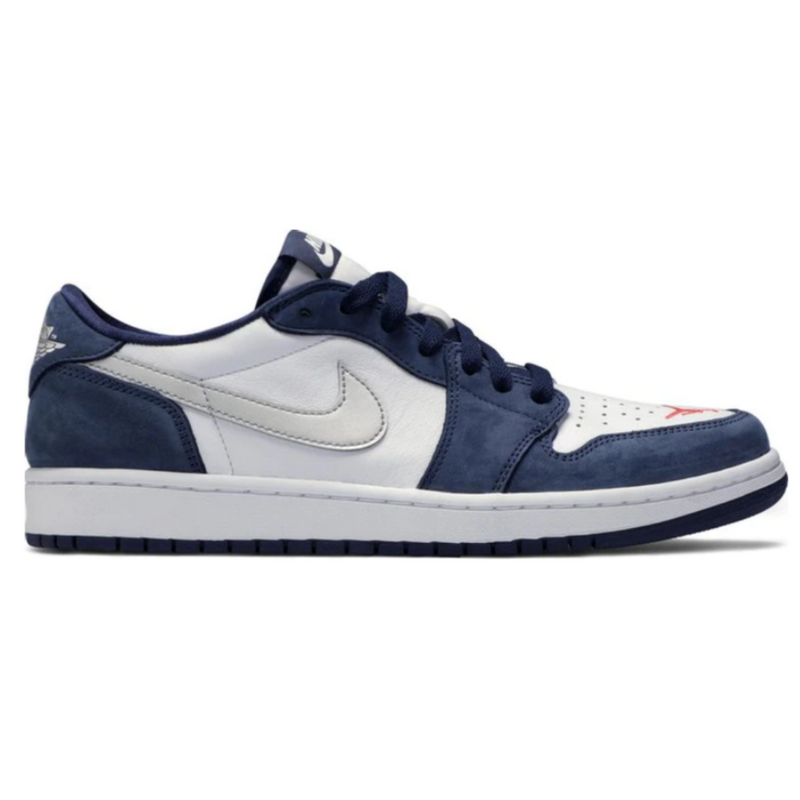 Tênis Eric Koston x Air Jordan 1 Low SB 'Midnight Navy'