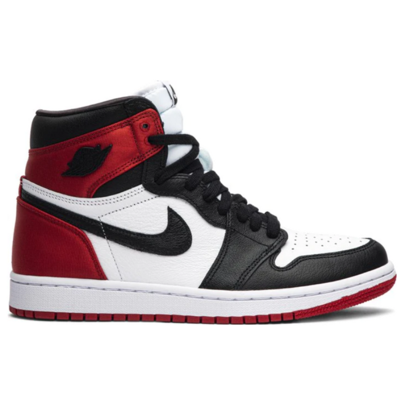 Tênis Nike Air Jordan 1 Retro High 'Satin Black Toe'