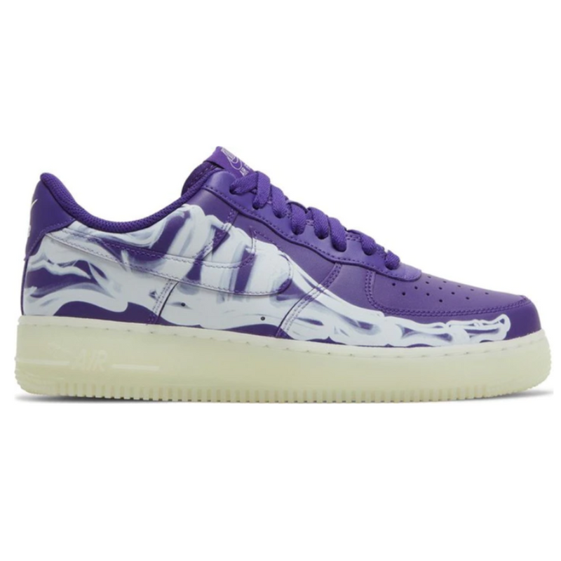 Tênis Air Force 1 Low Purple Skeleton