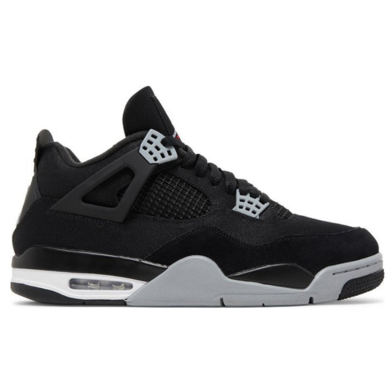Tênis Air Jordan 4 Retro Black Canvas