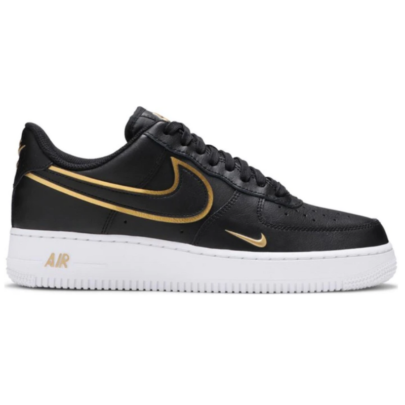 Tênis Nike Air Force 1 '07 LV8 'Metallic Swoosh Pack - Black