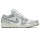 Tênis Nike Air Jordan 1 Low PRM 'Berlin Grey' "Elephant Print"