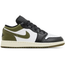 Tênis Air Jordan 1 Low 'Black Toe Medium Olive’