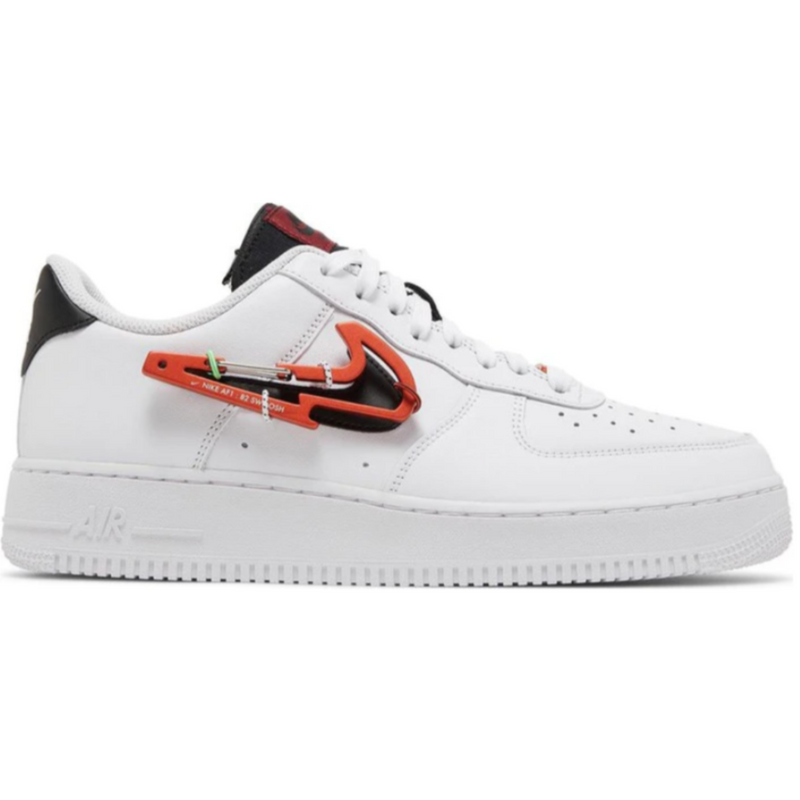 Tênis Nike Air Force 1 '07 Premium 'Carabiner - White Habanero Red'
