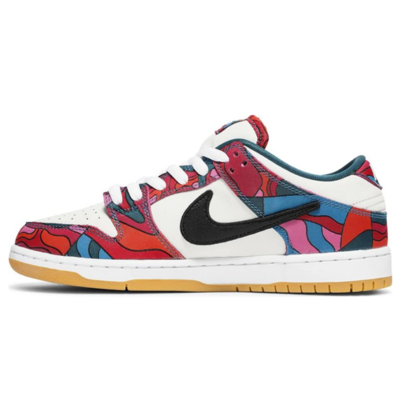 Tênis Dunk Low x Parra "Abstract Art"