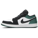 Tênis Nike Air jordan 1 Low White Black Mystic Green