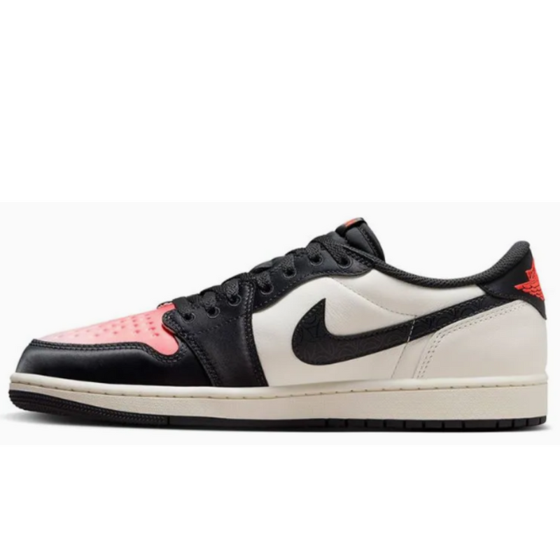 Tênis Air Jordan 1 Low Og X Paris Saint-Germain Sail Off Noir