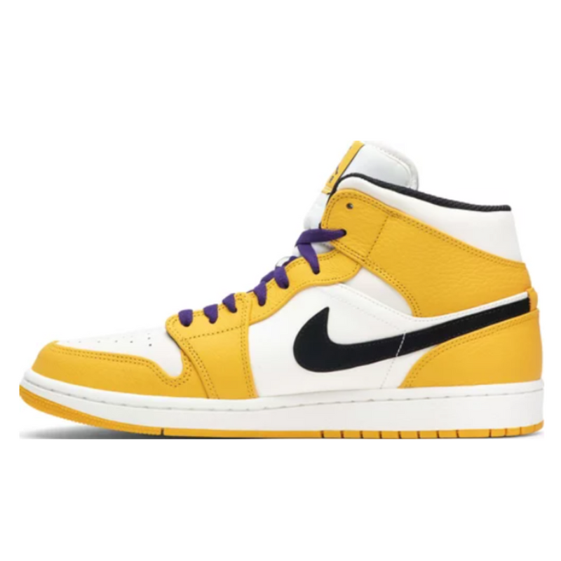 Tênis Air Jordan 1 Mid 'Lakers'