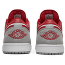 Tênis Air Jordan 1 Low Light Smoke Grey Red