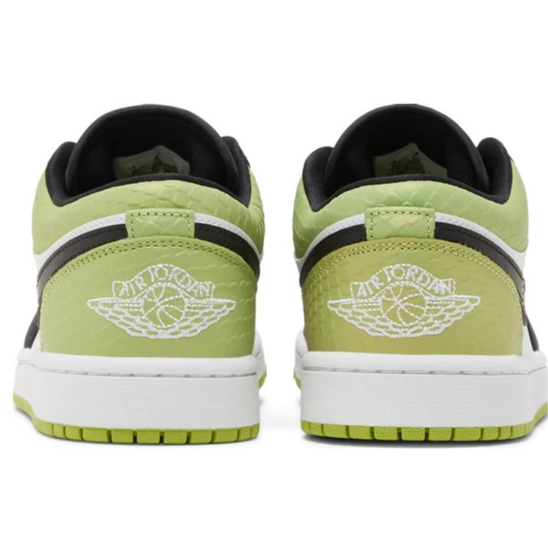 Tênis Air Jordan 1 Low Snakeskin Vivid Green