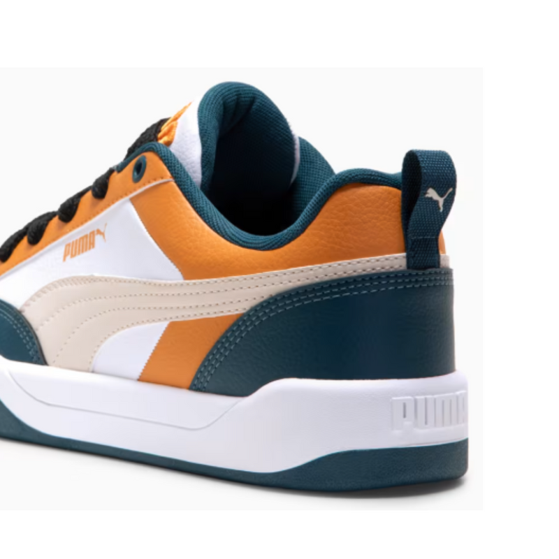 Tênis Park Lifestyle BDP Branco Laranja e Azul