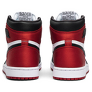 Tênis Nike Air Jordan 1 Retro High 'Satin Black Toe'