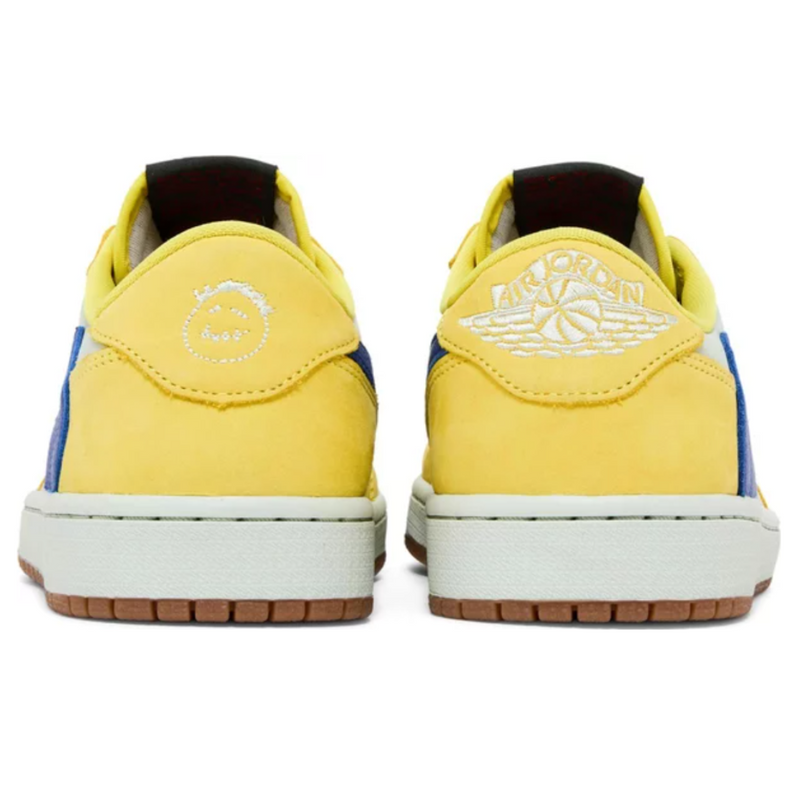 Tênis Air Jordan 1 Low x Travis Scott Canary Amarelo