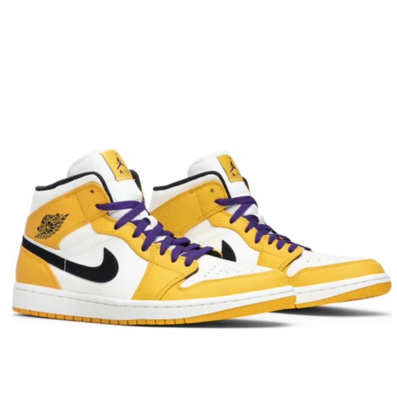 Tênis Air Jordan 1 Mid 'Lakers'