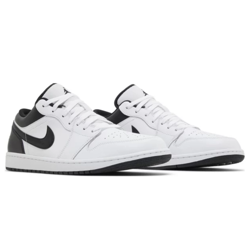 Tênis Air Jordan 1 Low White Black Reverse Panda