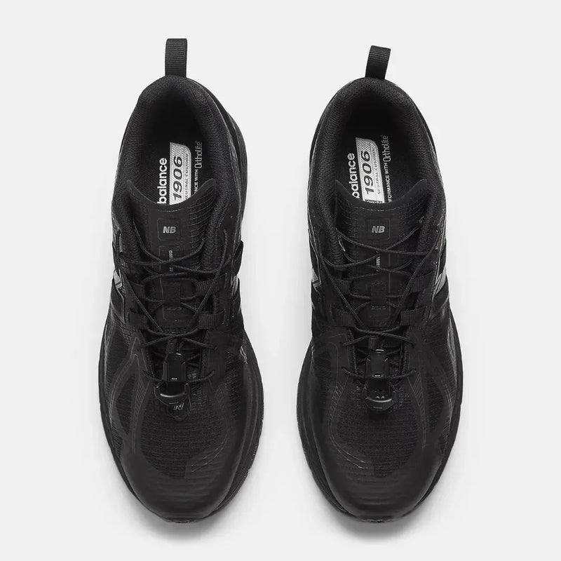 New Balance 1906R Black Dark Silver Metallic Cement