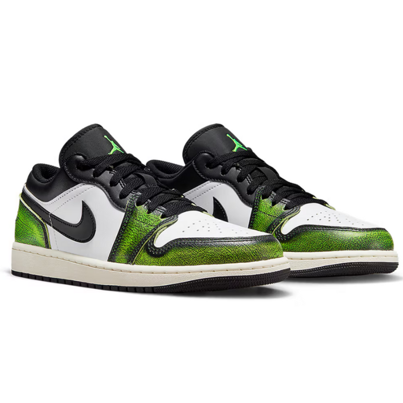 Tênis Air Jordan 1 Low SE Wear-Away - Electric Green