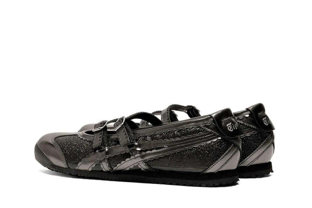 Onitsuka Tiger Mexico 66 TGRS Black/Gunmetal Glitter Pack Preto